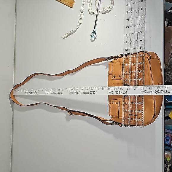 B.O.C. Born Concept Soft leather Camel brown crossbody purse handbag VGUC - Picture 17 of 17